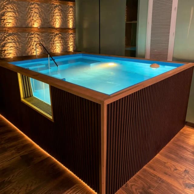 Hydrotherapy Glass Pool (one side glass)